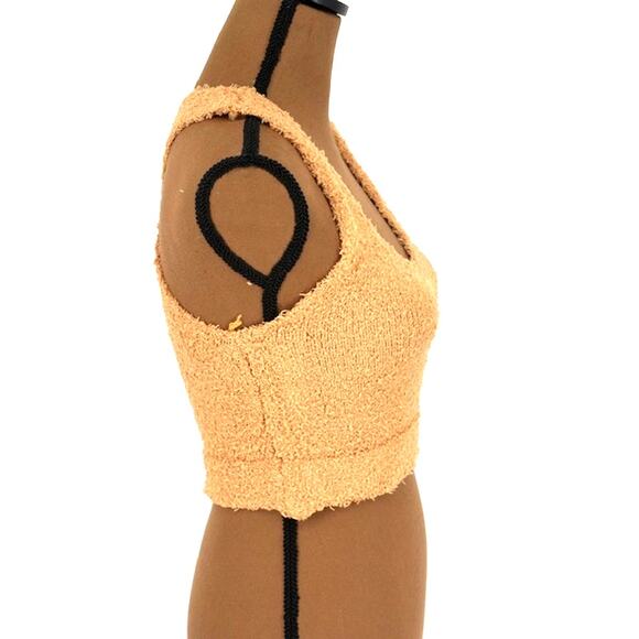 POL Brand New in Bag Teddy Bear Fuzzy Brown Tank Top – Size Medium - Picture 3 of 5